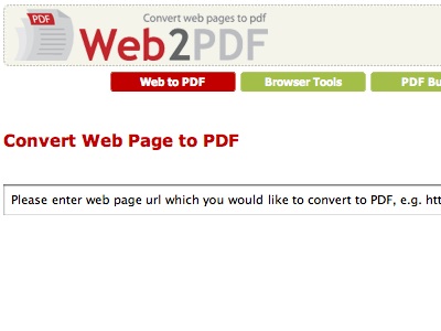 Web2PDF